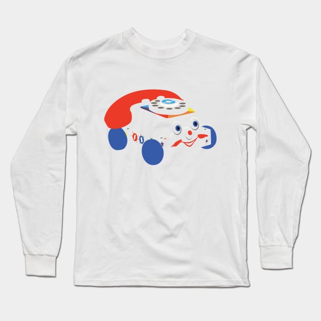 Your First Telephone Long Sleeve T-Shirt by Plan8
